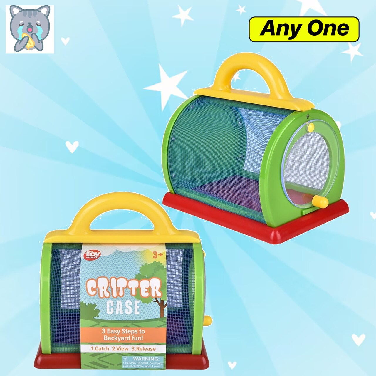 Critter Case Insect Catch And Release Toy For Outdoor Educational Nature Play